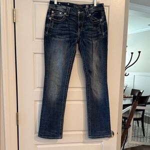 Miss Me Dark Blue Boot Cut Jeans